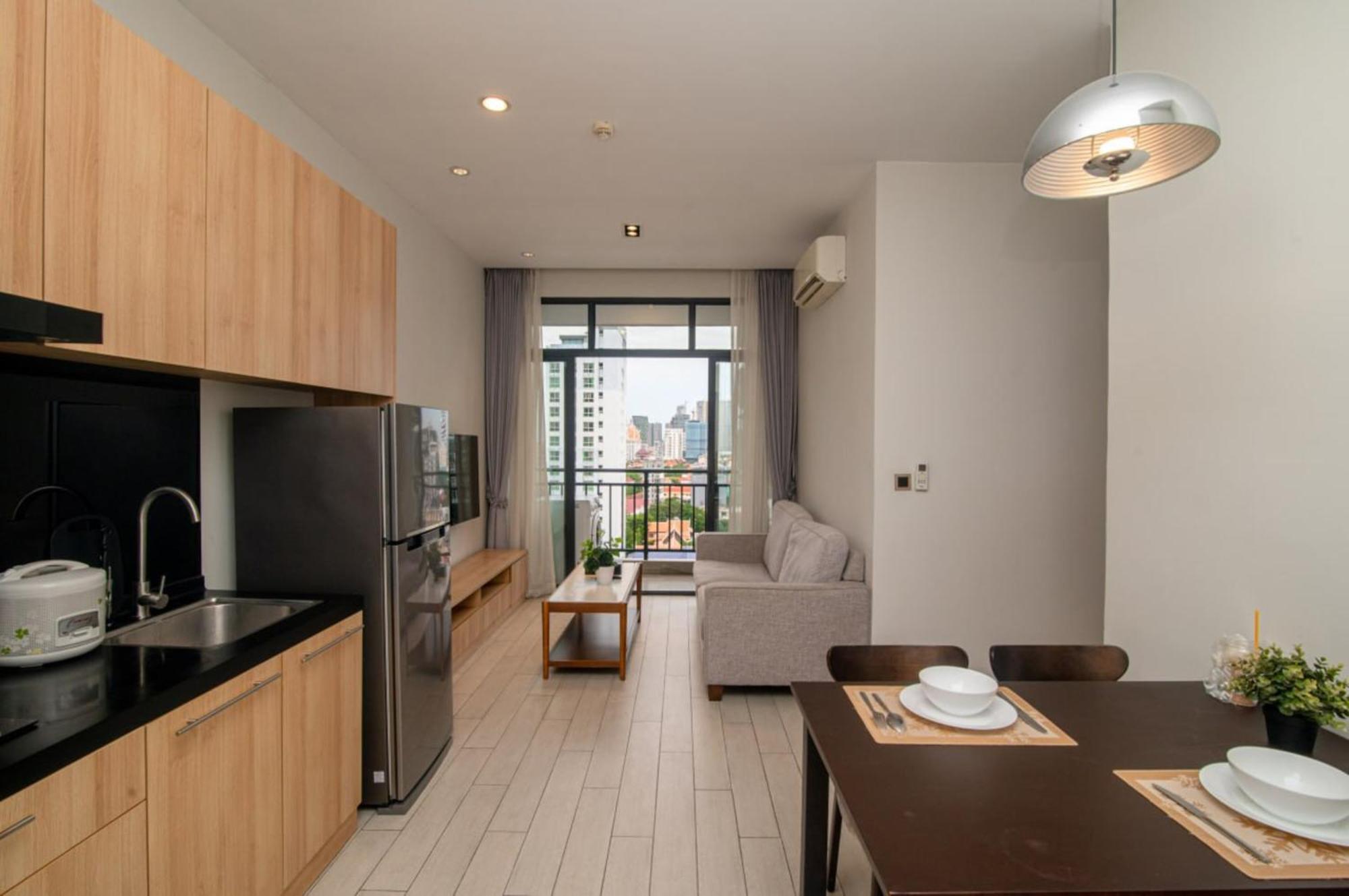 The View Serviced Residence 豪景日式酒店公寓 Phnom Pen Exterior foto